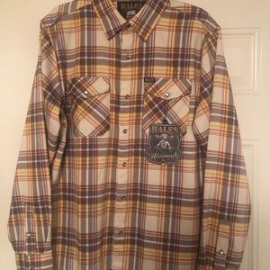 NWT Hales Aficionado flannel szM